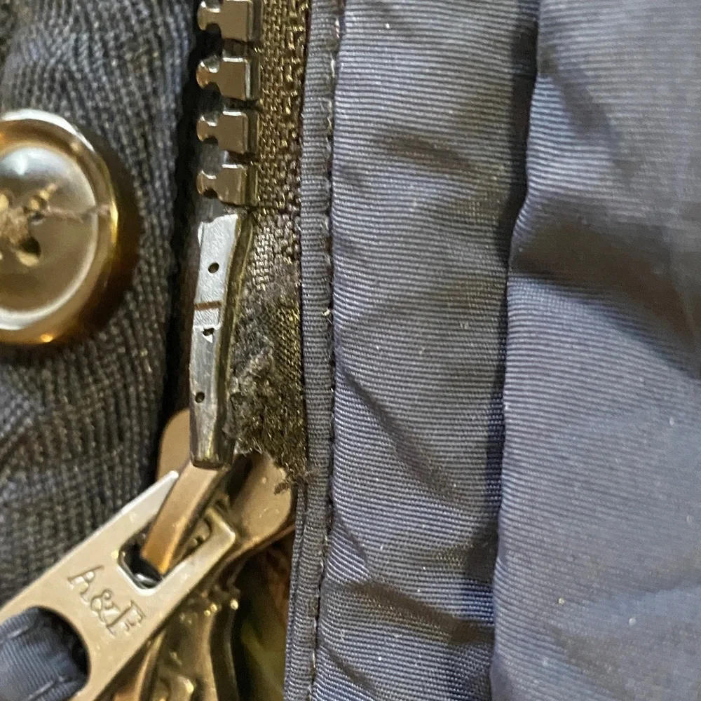 Abercrombie & Fitch Navy Field Jacket - Picture 8 of 11